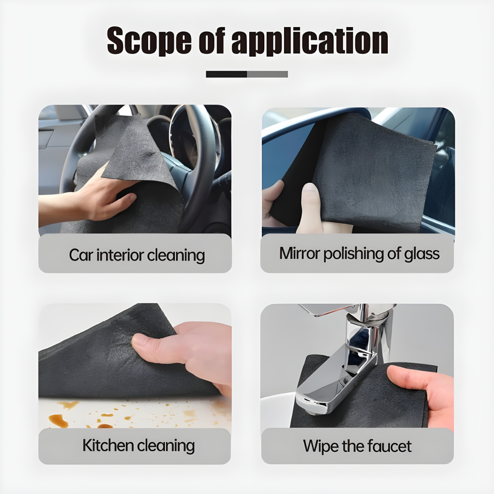10 Thick Magic Cleaning Cloth